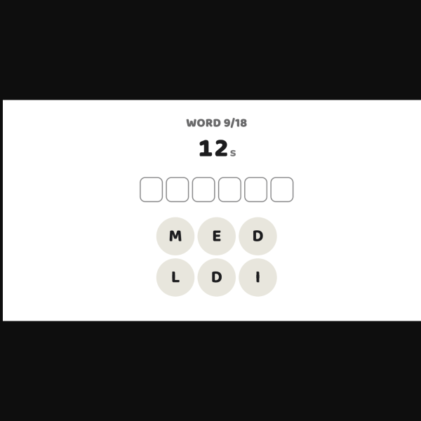 18 Words screenshot