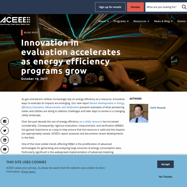 Innovation in evaluation accelerates as energy efficiency programs grow