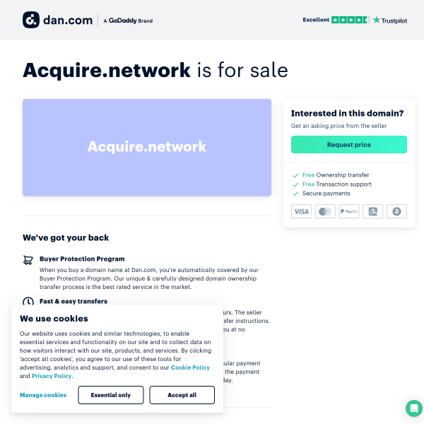  acquire.network screen