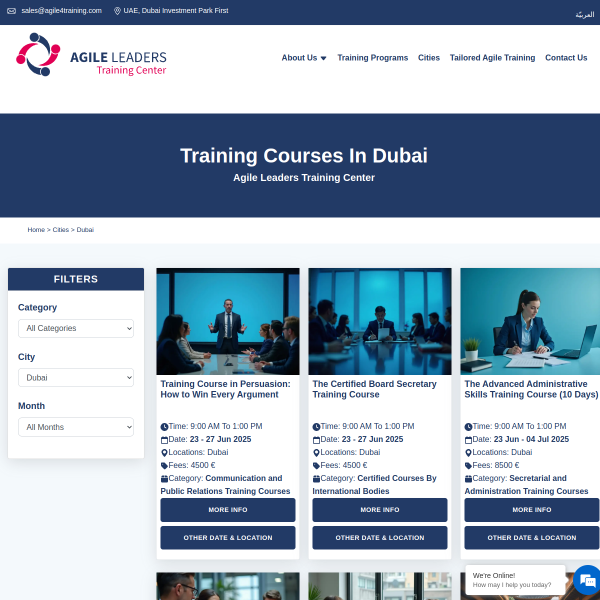 Read more about: training institutes in dubai