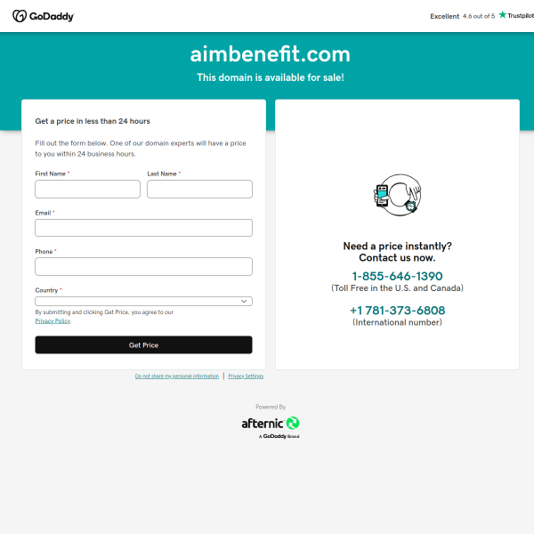  aimbenefit.com screen