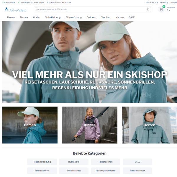 AktivWinter CH Shop-Vorschau