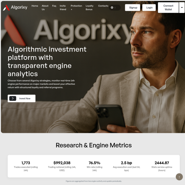  algorixy.io screen