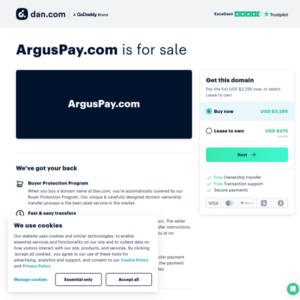  arguspay.com screen