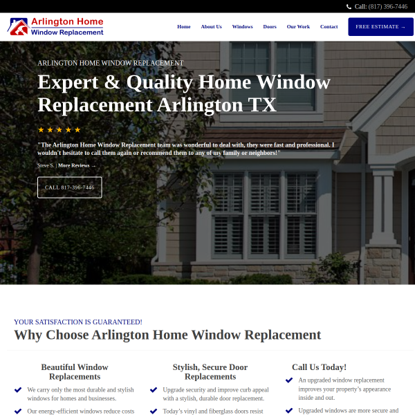 Residential Window Replacement Arlington