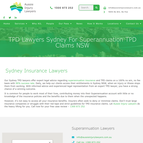 Read more about: Aussie Injury Lawyers Sydney