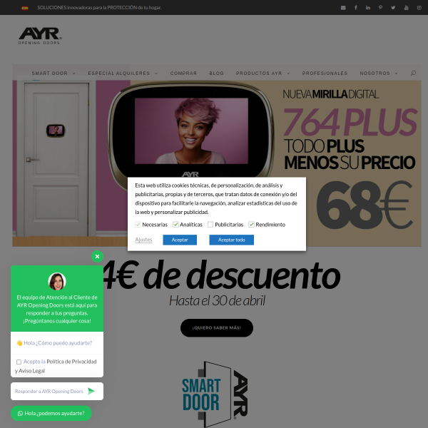 Vista mini Web: https://ayr.es/
