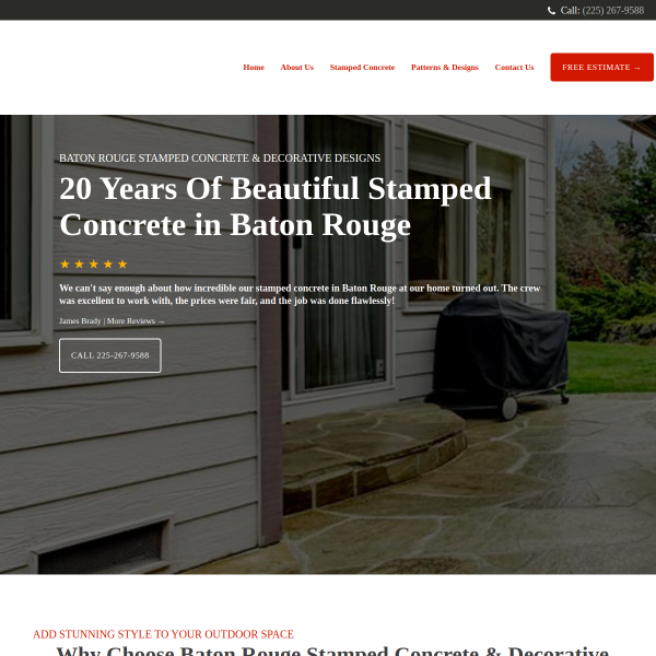 Read more about: Baton Rouge Stamped Concrete & Decorative