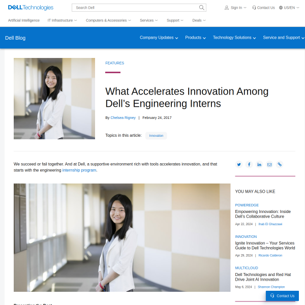 What Accelerates Innovation Among Dell's Engineering Interns - Direct2Dell