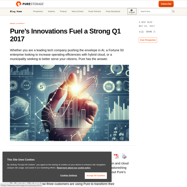 Dietz on the Day: Pure’s Innovations Fuel a Strong Q1 - Pure Storage Blog