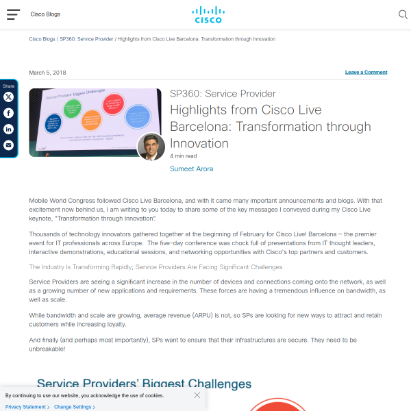 Highlights from Cisco Live Barcelona: Transformation through Innovation