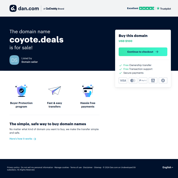 coyote.deals screenshot