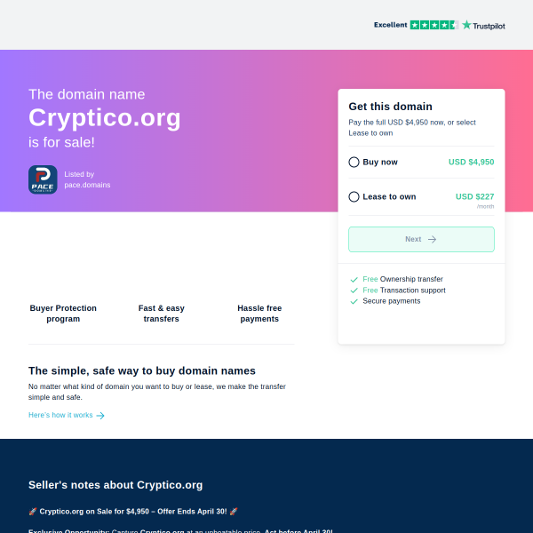  cryptico.org screen