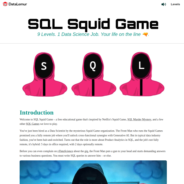 DataLemur SQL Game
