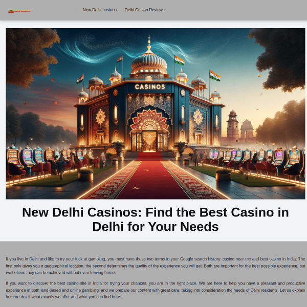 Read more about: Gambling Glamour: A Glimpse into New Delhi's Chic Casino Culture