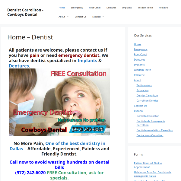 Dentist Carrollton - Cowboys Dental