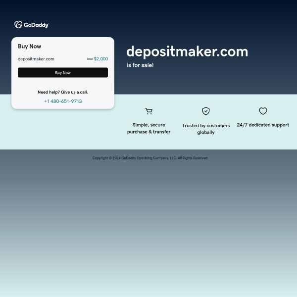  depositmaker.com screen