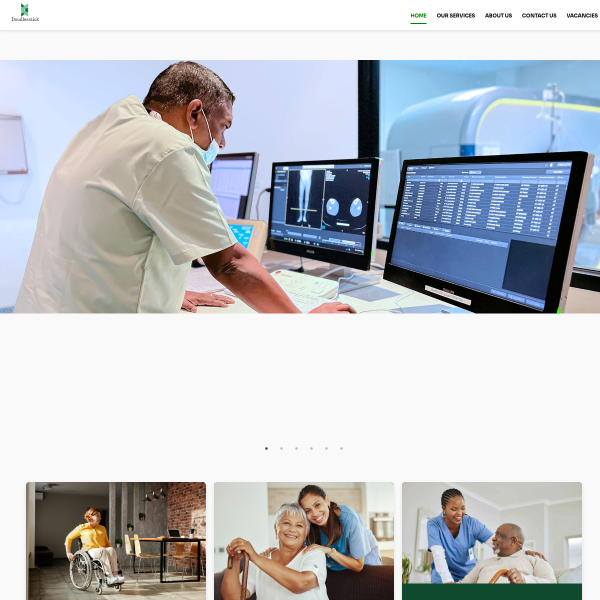 Screenshot of Doodlesstick.com Health Agency