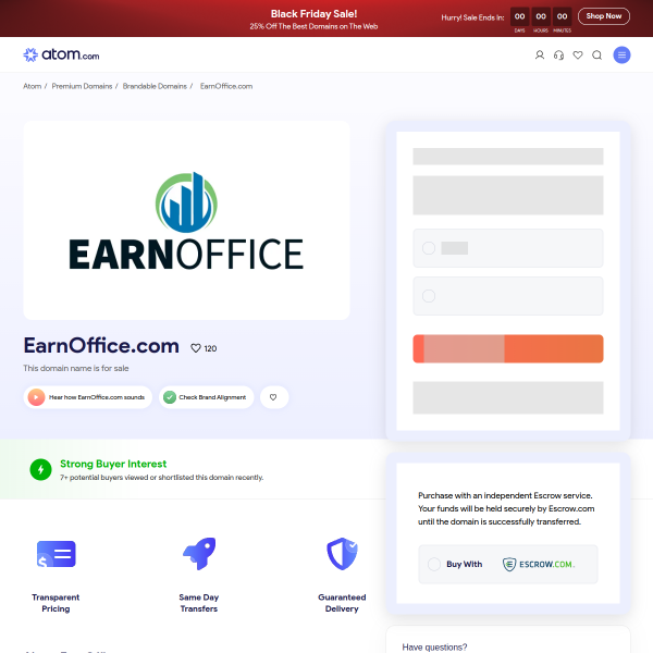  earnoffice.com screen