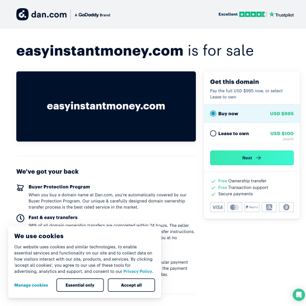  easyinstantmoney.com screen