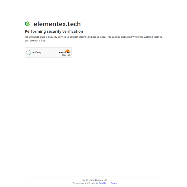  elementex.tech screen