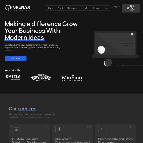  forenax.com screen