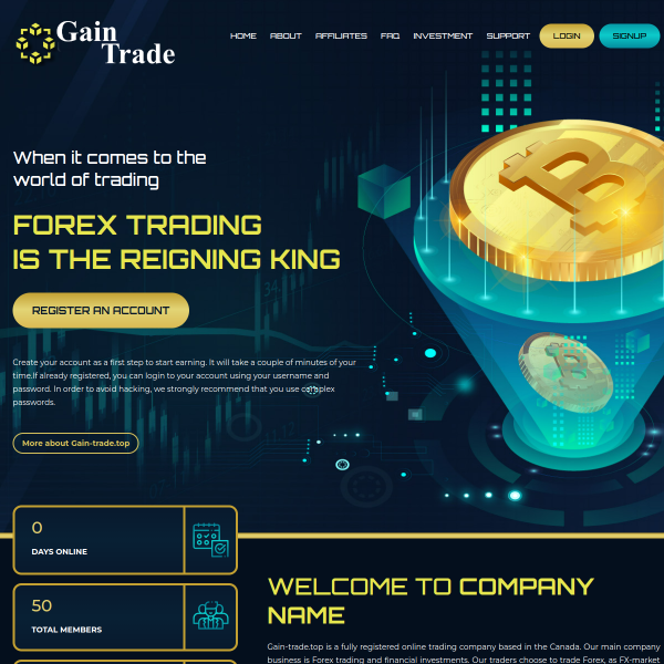  gain-trade.top screen