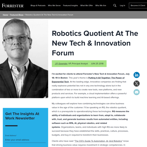 Robotics Quotient At The New Tech & Innovation Forum
