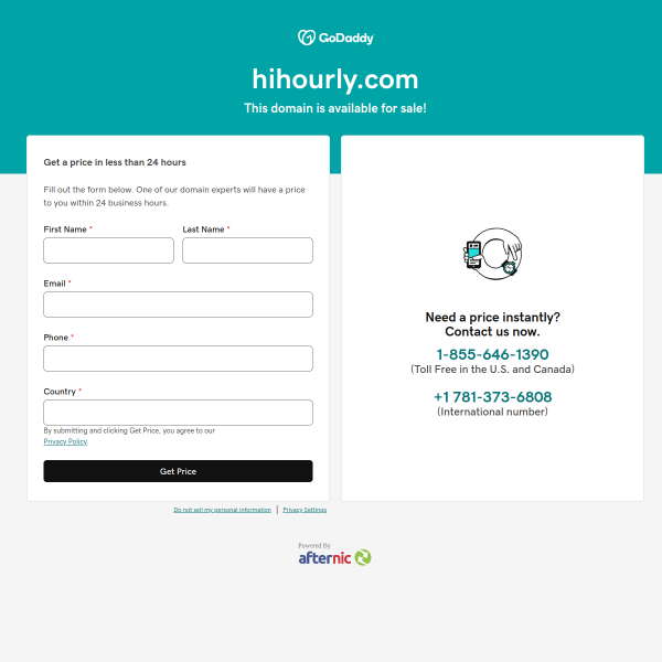  hihourly.com screen