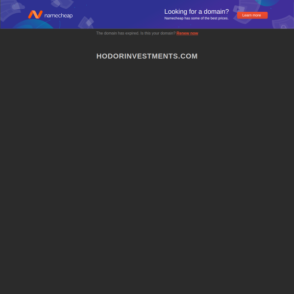  hodorinvestments.com screen