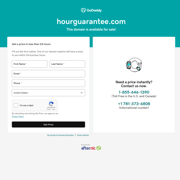  hourguarantee.com screen