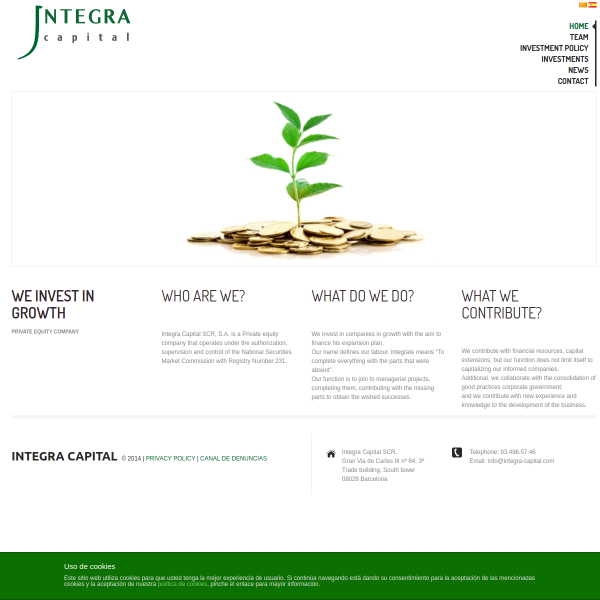  integra-capital.com screen