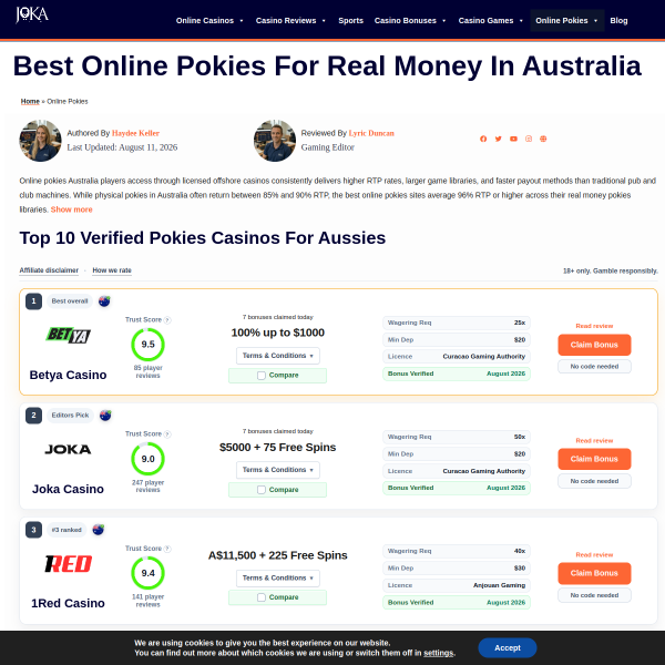 visit jokaroom for pokies