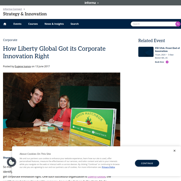 How Liberty Global Got its Corporate Innovation Right