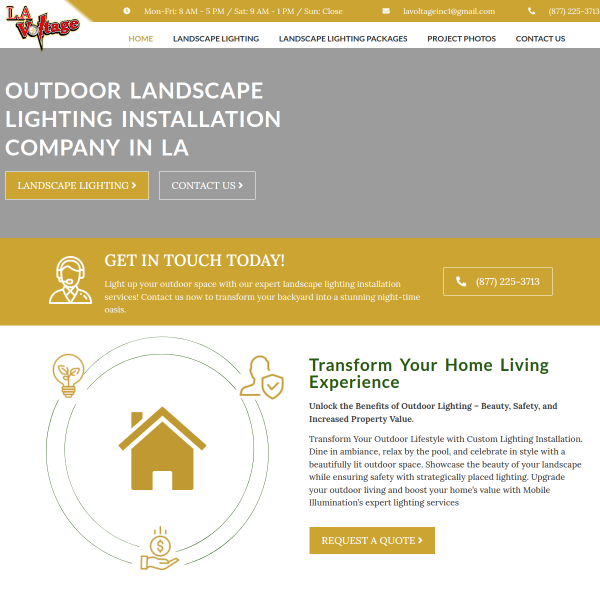 Read more about: Outdoor Landscape Lighting Installers in Loss Angeles - Contractors