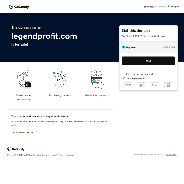  legendprofit.com screen