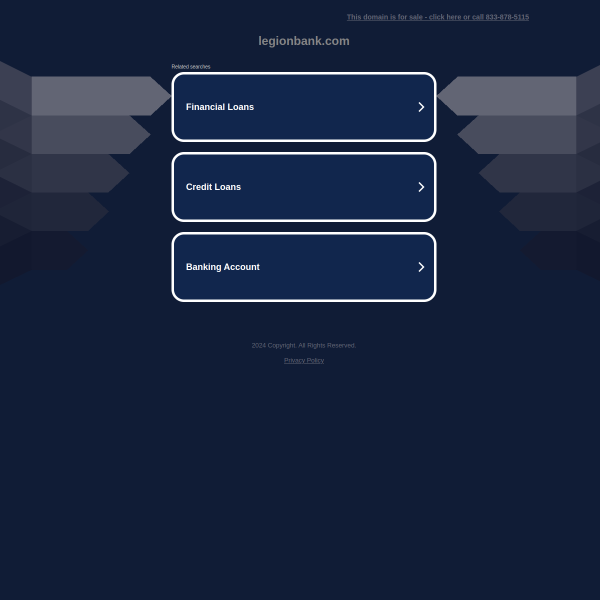  legionbank.com screen