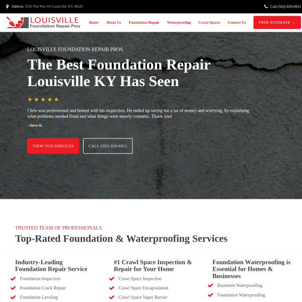 Read more about: Louisville Foundation Repair Pros