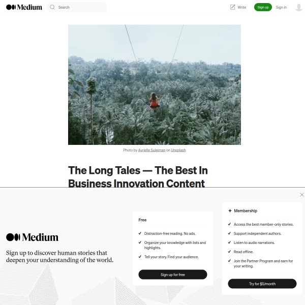 The Long Tales — The Best In Business Innovation Content