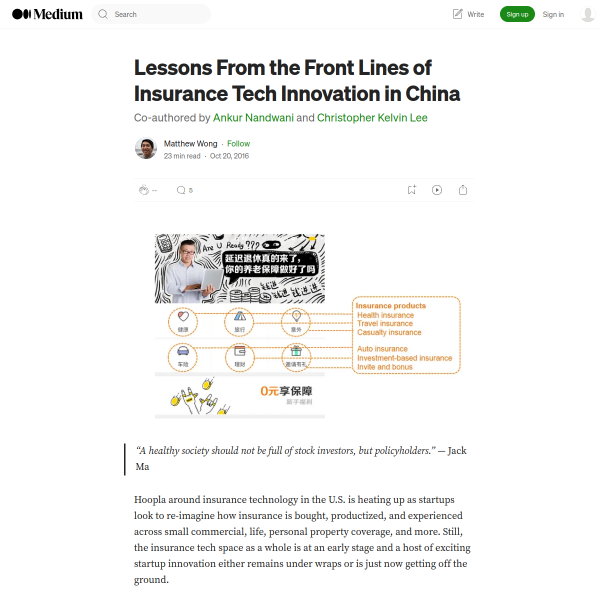 Lessons From the Front Lines of Insurance Tech Innovation in China