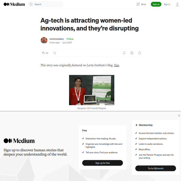 Ag-tech is attracting women-led innovations, and they’re disrupting