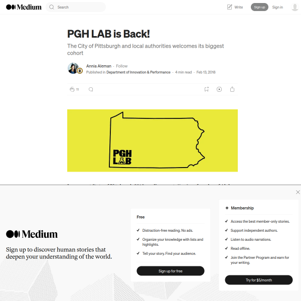 PGH LAB is Back! – Department of Innovation & Performance – Medium