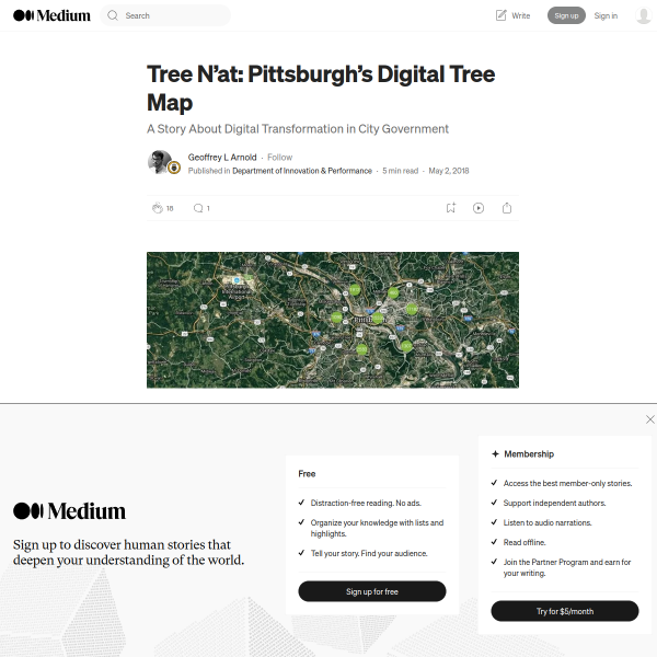 Tree N’at: Pittsburgh’s Digital Tree Map – Department of Innovation & Performance – Medium