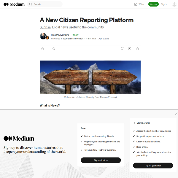 A New Citizen Reporting Platform – Journalism Innovation – Medium