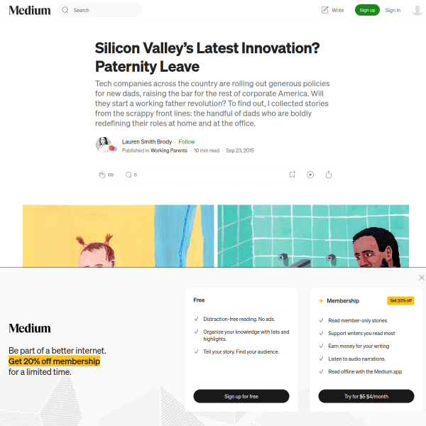 Silicon Valley’s Latest Innovation? Paternity Leave