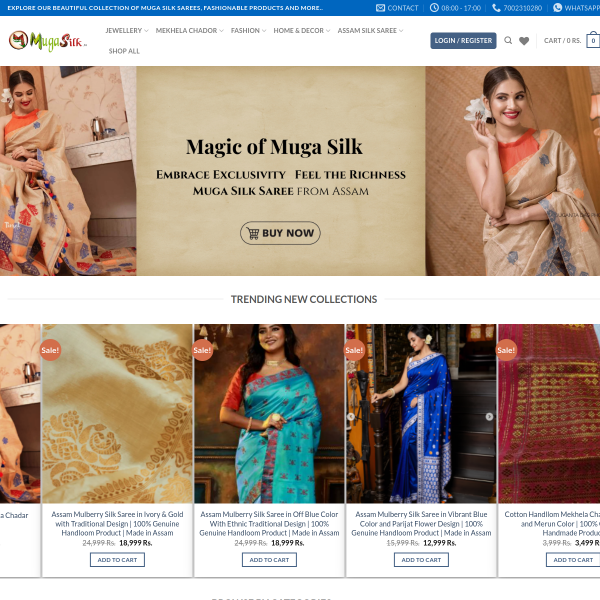 Mugasilk Website