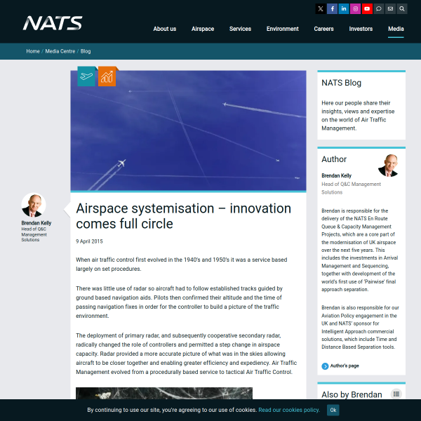 Airspace systemisation – innovation comes full circle - NATS Blog