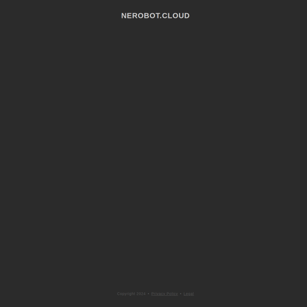  nerobot.cloud screen