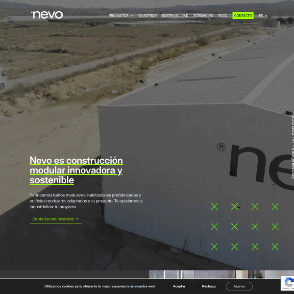 Vista mini Web: https://nevo.es/