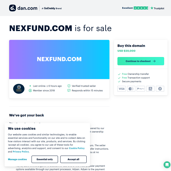  nexfund.com screen